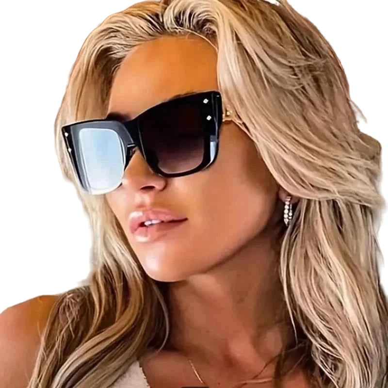 Big Frame Cat Eye Fashionable Sunglasses for Women UV400 - Cyndora