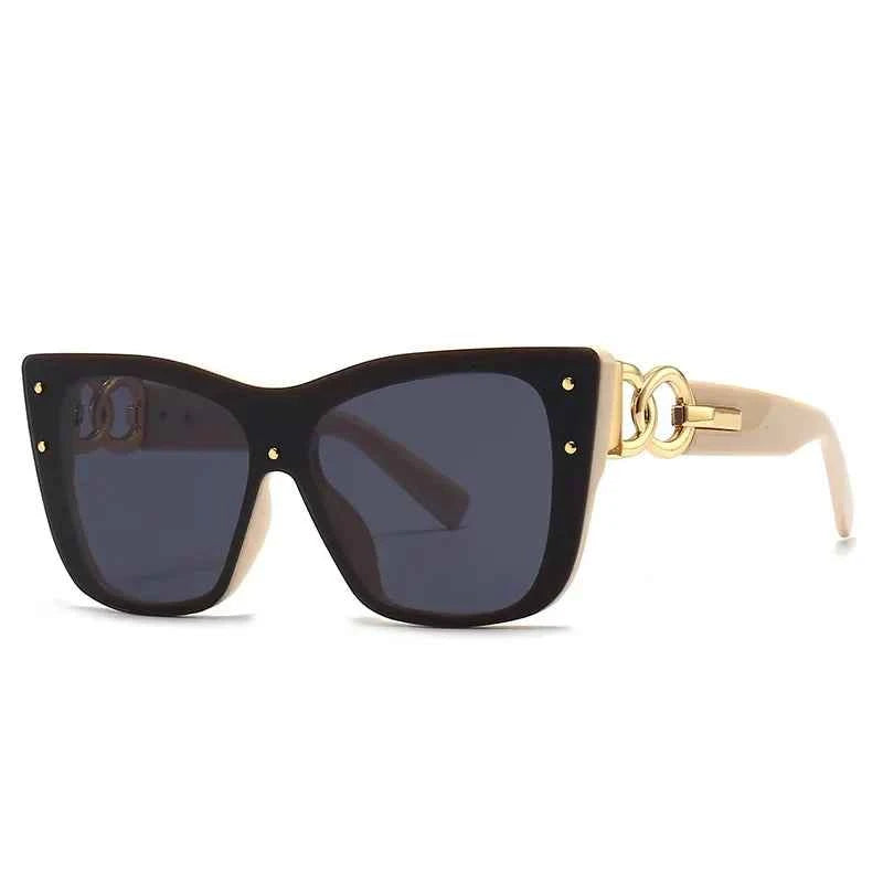 Big Frame Cat Eye Fashionable Sunglasses for Women UV400 - Cyndora