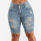 Fashion Solid Slim Butt Lifting Women's Shorts - Cyndora