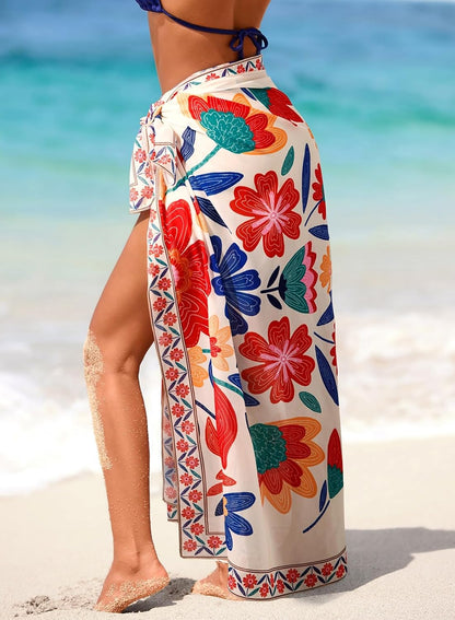 Women's Chiffon Swimsuit Cover-Up Wrap