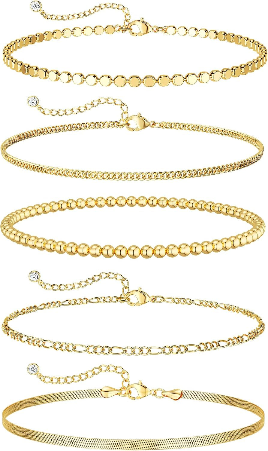 Dearmay 14K Gold Plated Bracelet Set