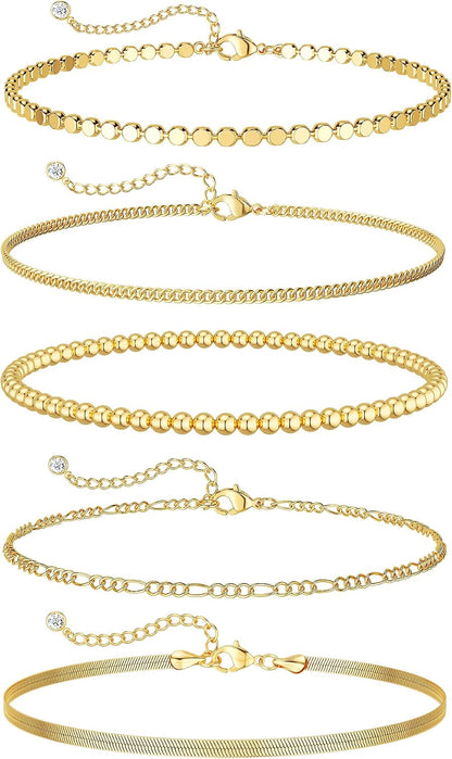 Dearmay 14K Gold Plated Bracelet Set