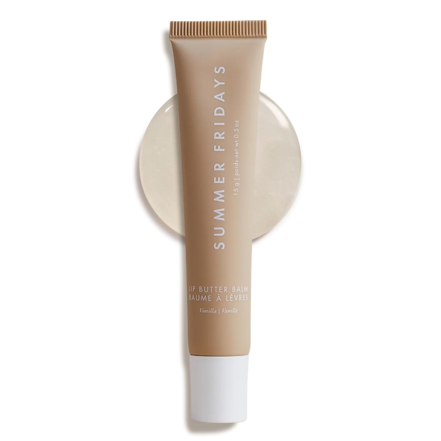 Indulge Your Lips with Summer Fridays Lip Butter Balm - Nourishing Vanilla Lip Mask for Instant Hydration and Shine (.5 Oz)