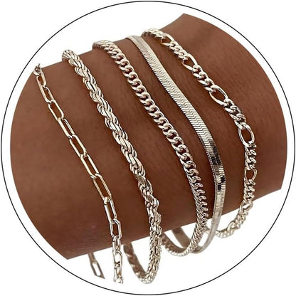 Dearmay 14K Gold Plated Bracelet Set