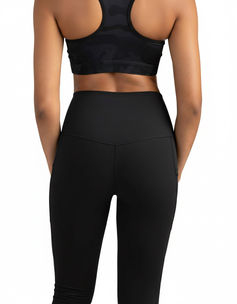 Women's High Waisted 7/8 Yoga Pants with Pockets