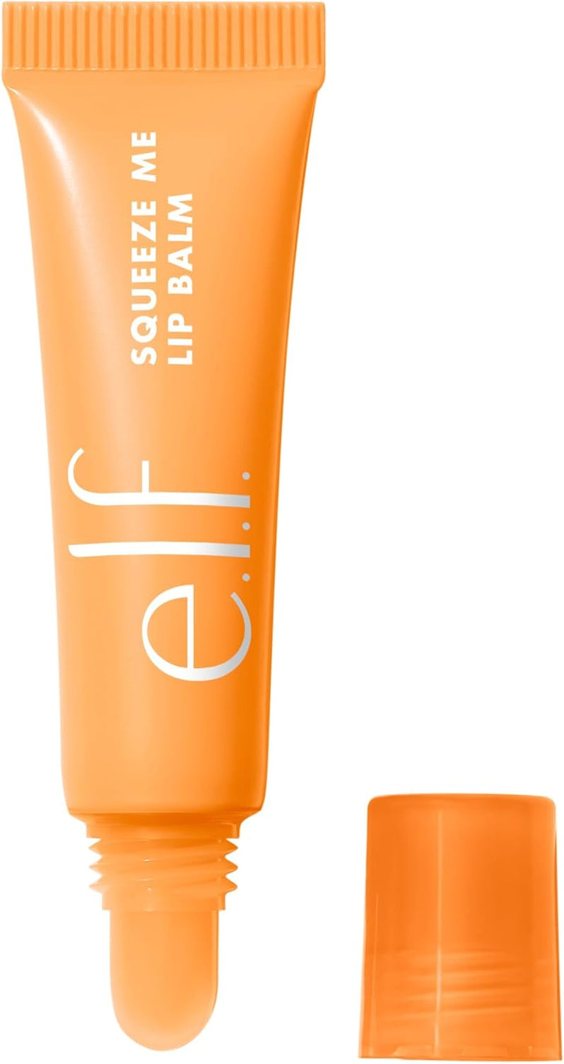 E.L.F. Squeeze Me Lip Balm - Hydrating Lip Balm with Sheer Color Tint, Infused with Hyaluronic Acid, Vegan & Cruelty-Free for Nourished Lips