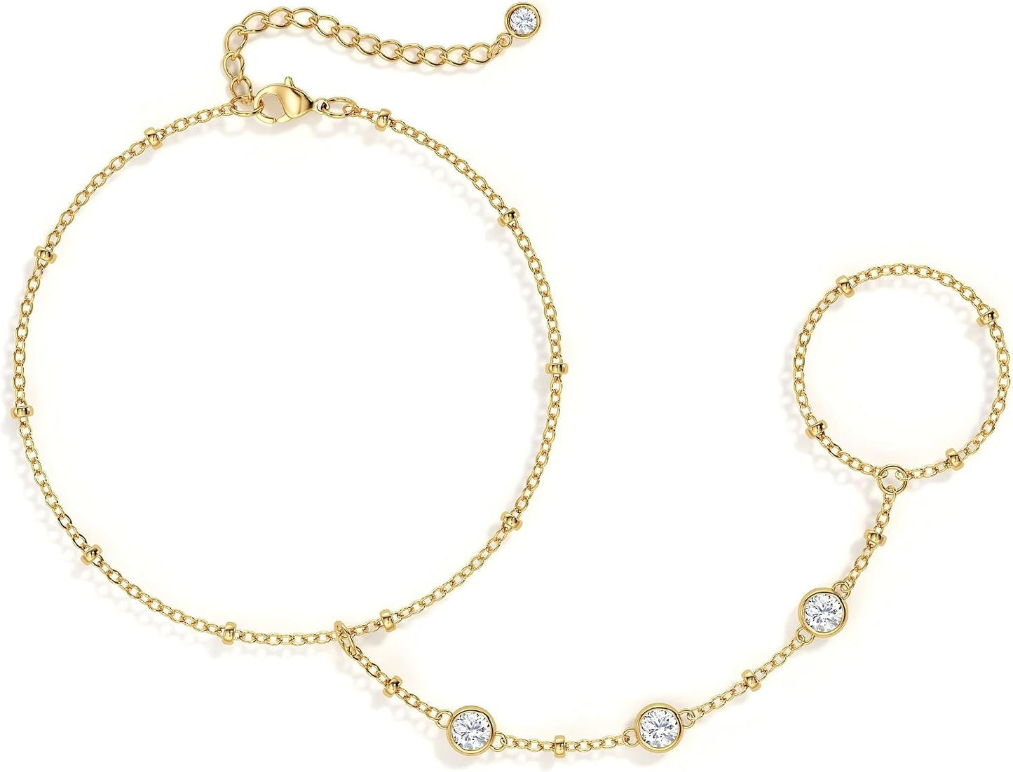 Dearmay 14K Gold Plated Bracelet Set