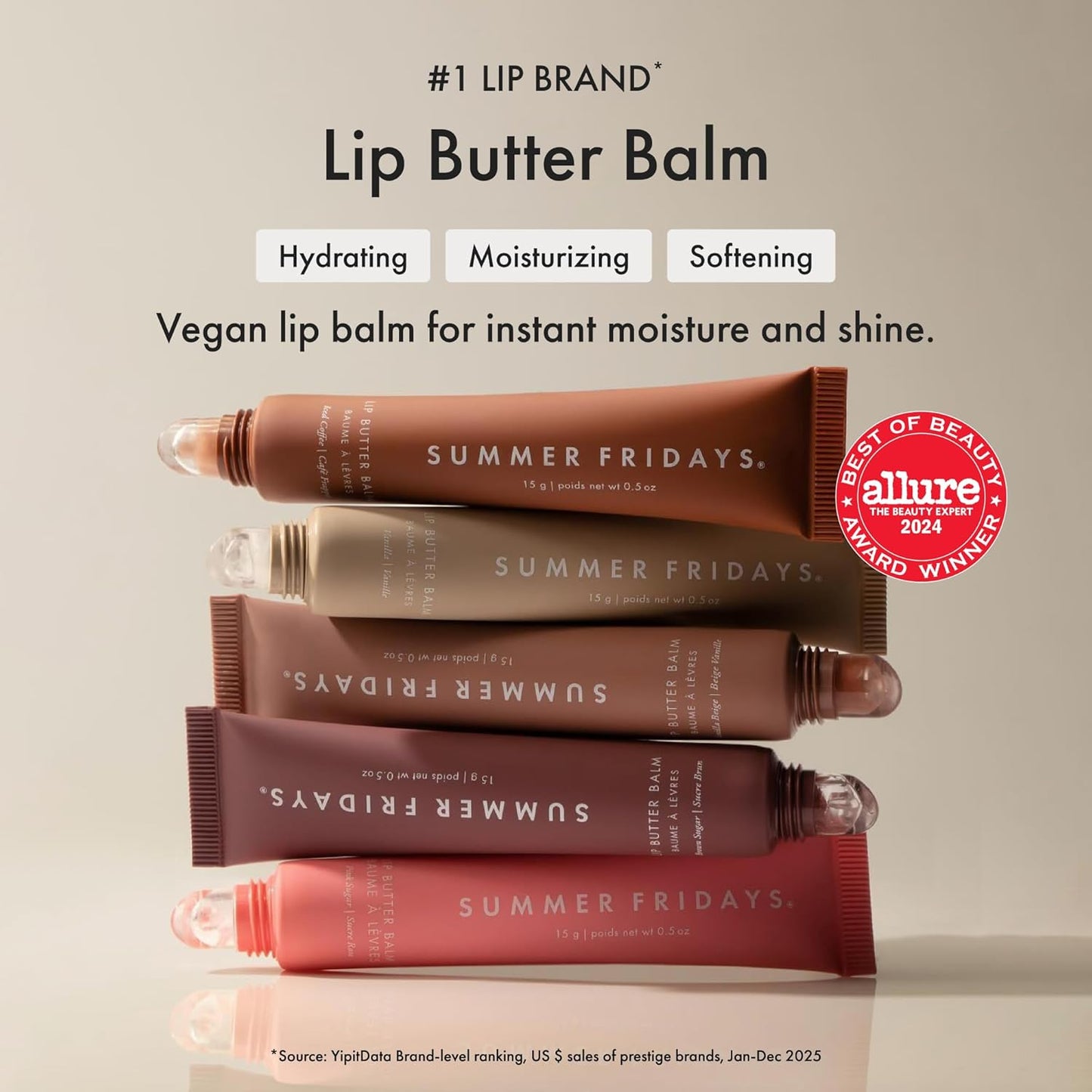Indulge Your Lips with Summer Fridays Lip Butter Balm - Nourishing Vanilla Lip Mask for Instant Hydration and Shine (.5 Oz)