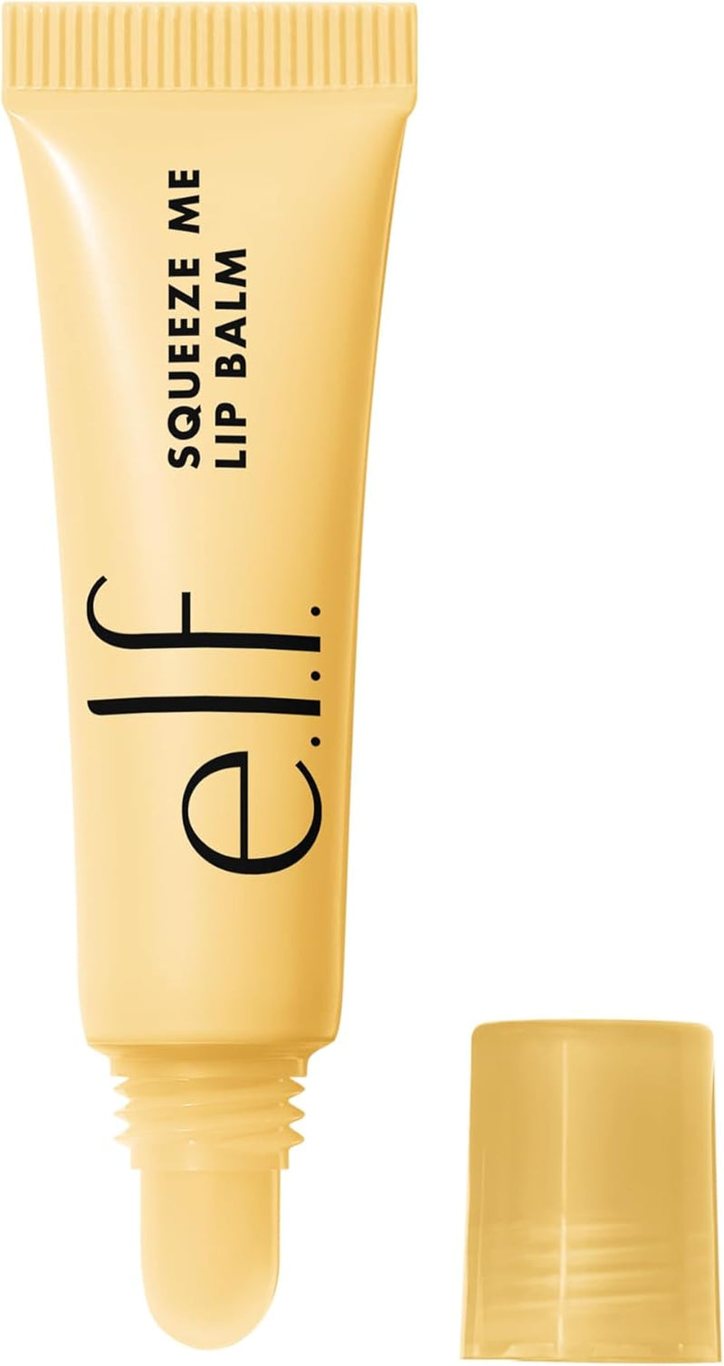 E.L.F. Squeeze Me Lip Balm - Hydrating Lip Balm with Sheer Color Tint, Infused with Hyaluronic Acid, Vegan & Cruelty-Free for Nourished Lips