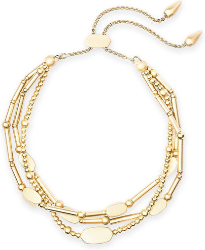 Elevate Your Style with the Kendra Scott Chantal Beaded Bracelet in Stunning Gold Metal