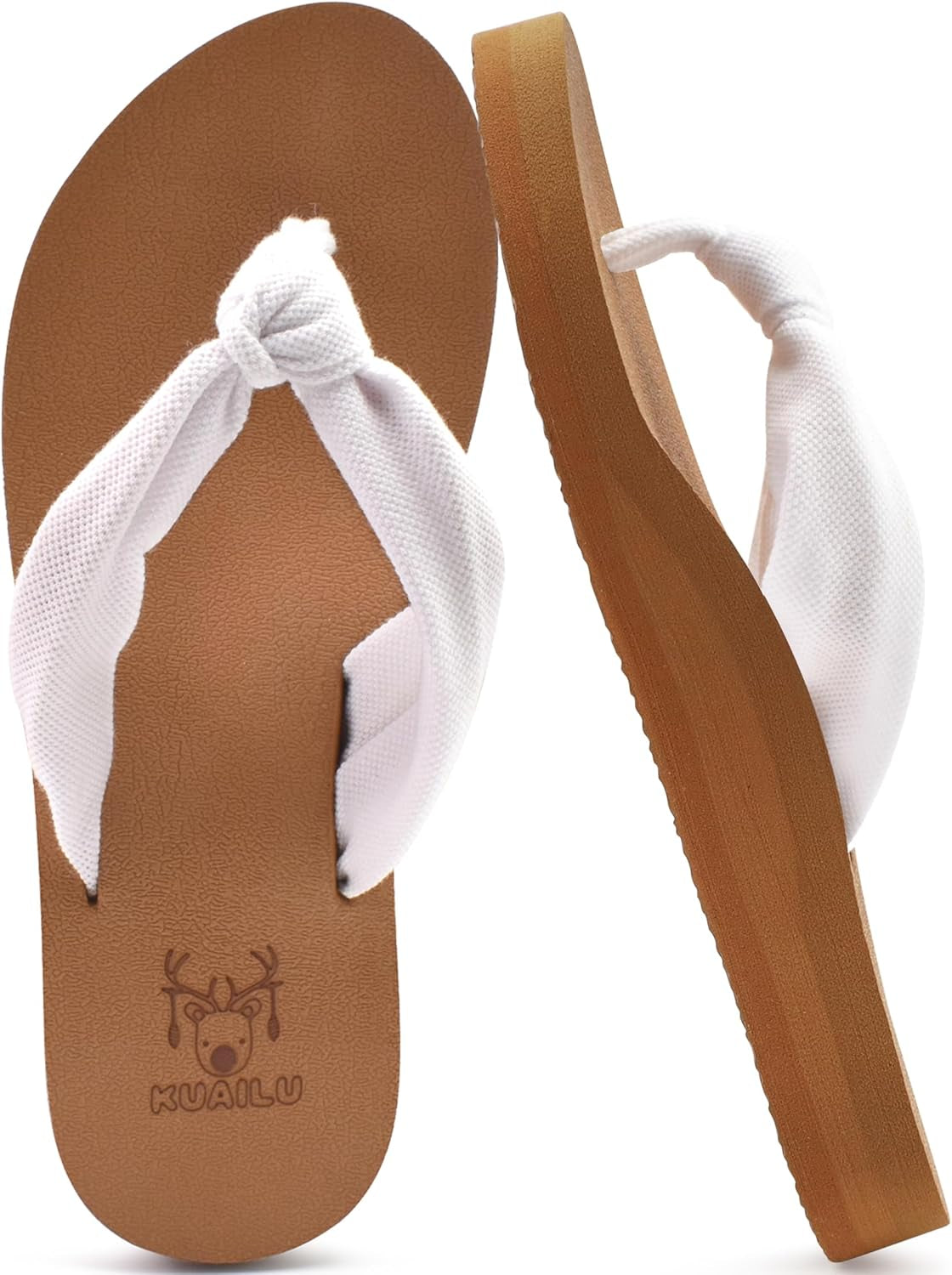 Step into Comfort: KuaiLu Women's Arch Support Flip Flops for Summer Beach Bliss
