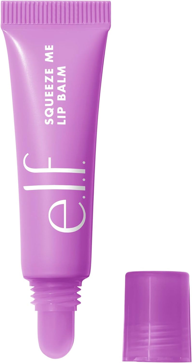 E.L.F. Squeeze Me Lip Balm - Hydrating Lip Balm with Sheer Color Tint, Infused with Hyaluronic Acid, Vegan & Cruelty-Free for Nourished Lips